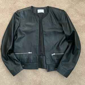 Sandro leather jacket